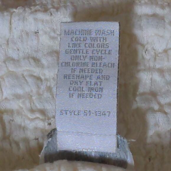 J. Jill Stretch Textured Crinkle Top - Size MP - GUC - Picture 5 of 5